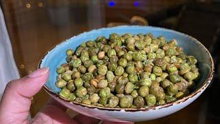 Fried garlic & Chilli Matar Fiji Style | Fried Peas | quick easy snack recipe