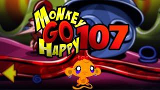 Игра "Счастливая Обезьянка 107" (Monkey GO Happy 107) - прохождение