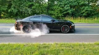 2016 Dodge Charger Srt Hellcat Monster Burnout 4K