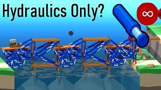 Can You Use Only Hydraulics To Beat Poly Bridge 2?