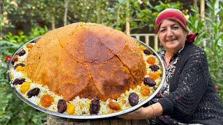 Shah Pilaf: Traditional Azerbaijani Cuisine Dish Special for Kings. 300-Year-Old Recipe!