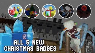 Residence Massacre - HOW TO GET ALL 5 NEW CHRISTMAS BADGES GUIDE