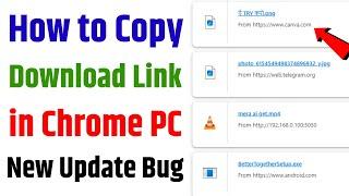 How to Copy Download Link in Chrome Desktop | Chrome New Update Download Full Link Not Coping Fix