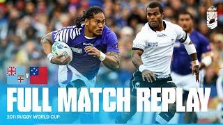 First EVER World Cup Clash | FIJI v SAMOA | Rugby World Cup 2011 | Full Match Replay