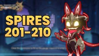 SPIRES OF ASCENSION FLOOR 201-210 Guide - Summoners War Chronicles