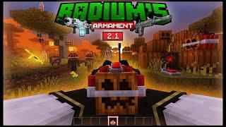 Radium's Armament v2.1 "PUMPKIN BOMB & MP40s" [Minecraft Bedrock/MCPE]