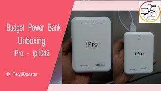 iPro iP1042 10400mAh power bank unboxing