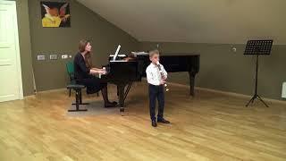 G. Jacob, Sonata, 1-4 Part. Zaitsev Andrew. 7 years. (Recorder).