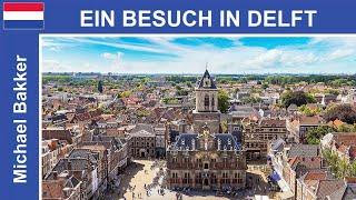 A visit to Delft / Netherlands - A city walk - Highlights - HD