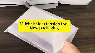 V light hair extension tool