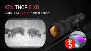 ATN ThOR 5 XD 1280x1024 Gen 5 Thermal Scope