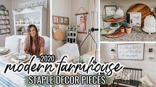 FARMHOUSE DECOR STAPLE PIECES | MODERN FARMHOUSE DECORATING | COZY HOME DECOR