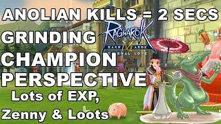 Champion Farming Build against Anolians (Ragnarok Online Eternal Love) Global & SEA