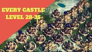 City of Castles: Every Castle Level 28-35 in War and Order - WaO Gameplay Videos