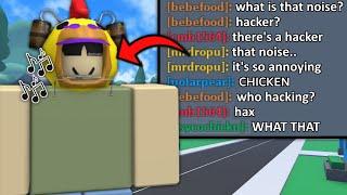 I TROLLED an ENTIRE ROBLOX SERVER with EVERY ROBLOX SOUND HAT..