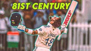 Virat Kohli 81st century edit status||Virat Kohli comeback century status|today kohli batting vs aus