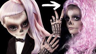 Я ЗОМБИ Гага на HALLOWEEN! / МАКИЯЖ Хэллоуин / Make-up Tutorial ZOMBY GAGA