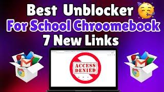 NEW Best WORKING Unblocker For SCHOOL Chromebook (2024) || New BEST WORKING Proxy For SCHOOL (2024)