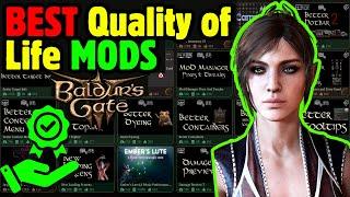 Best Quality of Life MODS Baldur's Gate 3 Patch 7 Mod Manager