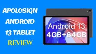 ApoloSign Android 13 Tablet, 10.1-inch Tablet with Octa-core Processor Review