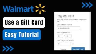 How to Use Gift Card on Walmart App !