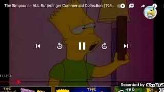 THE Simpsons _All Butterfinger 2001