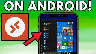 Using Microsoft Remote Desktop RDP on Android