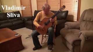 Vladimir Sliva plays Lobos Prelude 1 on guitar