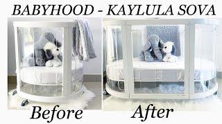 VLOG: TRANSFORMING MY BABY'S BASSINET TO A COT | MINI REVIEW OF BABYHOOD KAYLULA SOVA