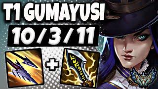T1 Gumayusi Caitlyn vs Jhin [ ADC ] Korea Challenger Patch 25.11