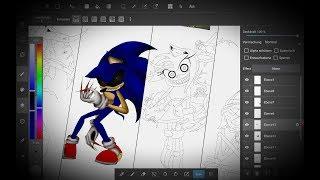 Sonic exe, Tails Doll, Amy ROSE, Zombie Silver and Psycho Shadow Speedpaint