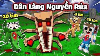 KHANGG BEDWARS 24H CHALLENGE TO ESCAPE THE HEART-TAKING CURSE OF VILLAGERS IN MINECRAFT NOOB TEAM