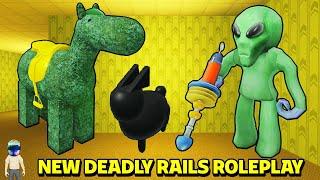 [ MINI UPDATE ] How to Get New 3 Morphs & Badges | Deadly Rails Roleplay ! #roblox #deadrails
