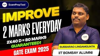 How to get guaranteed 80 marks in just 40 days? GATE 2025 Strategy by Expert Faculty #gate2025 #gate