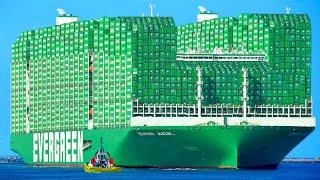 Inside the World's Biggest Container Ship Ever Built