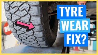 D-Max BT50 MUX TYRE WEAR FIX? SuperPro Fulcrum Steering Knuckle | BEFORE & AFTER Test