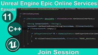 Unreal Engine Epic Online Services(EOS) #11: "Join Session"