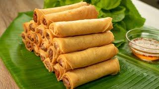 [ENG SUB] Làm CHẢ GIÒ giòn lâu vàng đẹp chỉ cần lưu ý đơn giản này | Crispy Vietnamese Spring Rolls