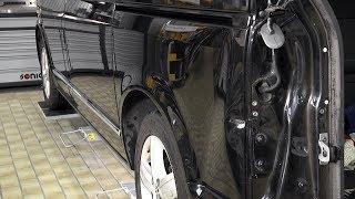 VW T5 Seitenwand-Reparatur mit der AiroPower Druckluftpresse und der MIRACLE Klebetechnik