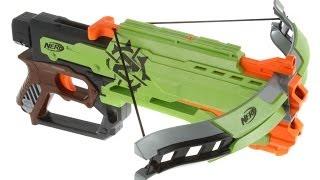 NERF Zombie Strike Crossfire Bow Unboxing and Review