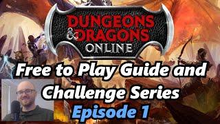 DDO Free to Play Guide and Challenge Series - Episode 1 - Character Creation & Korthos