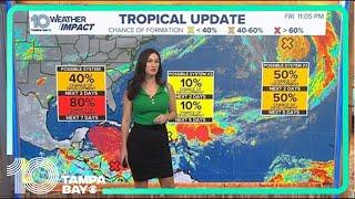 Tracking the Tropics: Next named tropical system could develop by the weekend