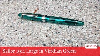 Sailor 1911 Large in Viridian Green