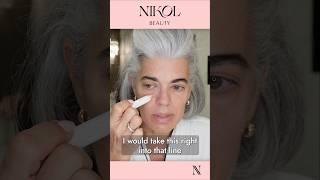 The Secret Eye Bag Trick | Nikol Johnson #eyebags #maturemakeup