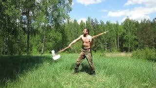 Фланкировка топорами. Древняя Русь! Flanking with axes.Ancient Rus'.