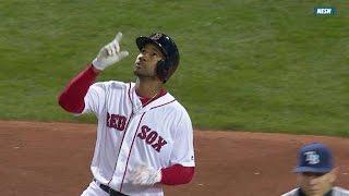 TB@BOS: Young singles home Betts in the 6th