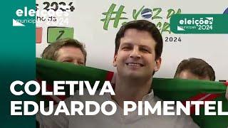 Eleições 2024: Eduardo Pimentel, prefeito eleito em Curitiba, comenta sobre sua vitória