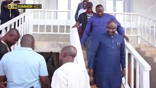 VICE PRESIDENT OF GHANA H.E ALHAJI DR.MAHAMUDU BAWUMIA  INSPECTS NYINAHIN STADIUM