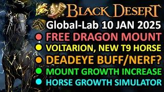 FREE DRAGON MOUNT, VOLTARION, MOUNT GROWTH INCREASE & SIMULATOR (BDO Global Lab Update, 10 JAN 2025)