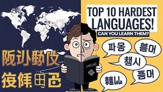 Top 10 Hardest Languages to Learn in the World  | Can You Master Them?